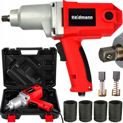 Picture of Klucz udarowy Heidmann Klucz udarowy elektryczny 1/2" + nasadki typ H(5)