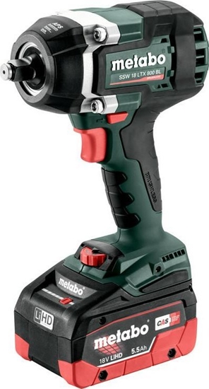 Picture of Klucz udarowy Metabo METABO.SSW 18 LTX 800 BL IMPACT WRENCH 2x5.5Ah LiHD 1200Nm METABOX