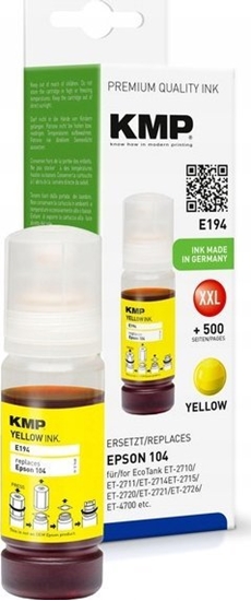 Picture of KMP Printtechnik AG KMP Tinte EcoTank T00P4  8000 S. yellow remanufactured