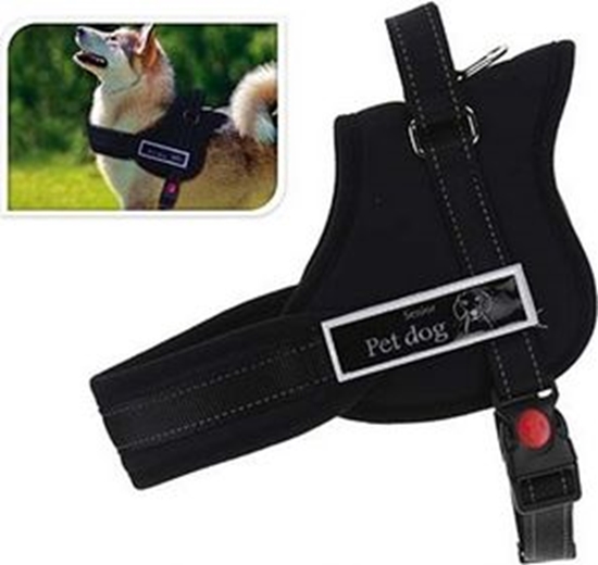 Picture of KMTP Szelki dla psa rozmiar S 58-78 cm czarne