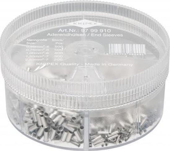 Picture of KNIPEX Assortment insulated wire ferrules