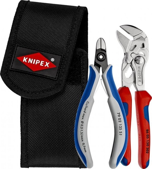 Picture of KNIPEX cable tie cutting set in Beltpack