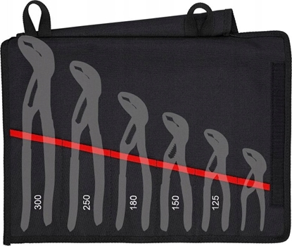 Изображение Knipex ETUI ZWIJANE NA KLUCZE, 6 PRZEGRÃDEK