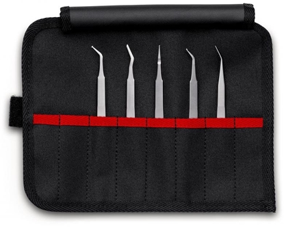 Attēls no KNIPEX SMD Precision Tweezers Set 5 pieces