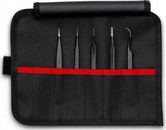 Изображение KNIPEX Universal Tweezer Set, ESD 5pcs