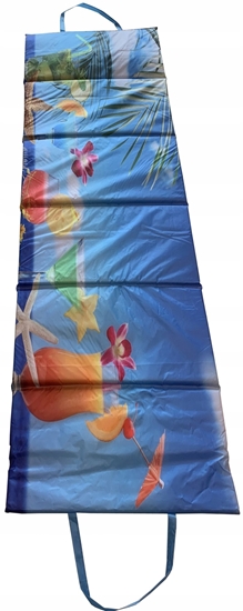 Picture of Koc Plaowy Mata Leanka Leak Skadany Wodoodporny KUBISPORT 195x55 cm