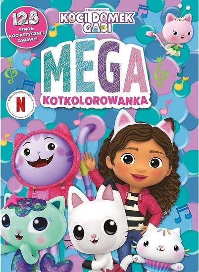 Picture of Trefl Koci Domek Gabi. Mega KOTkolorowanka