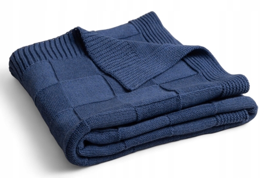 Picture of Kocyk SQUARE CHECKS z baweny 80x100