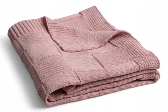 Picture of Kocyk SQUARE CHECKS z baweny 80x100