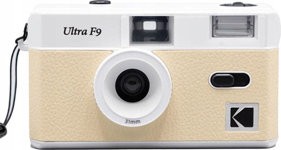 Picture of Aparat cyfrowy Kodak ULTRA F9 F 9 Aparat Analogowy na Film Klisze 35mm + Lampa Byskowa - beowy