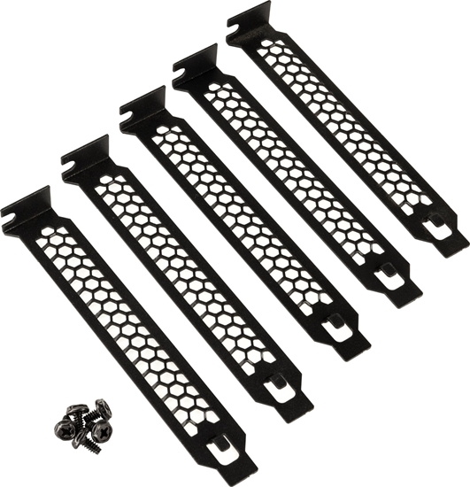 Picture of Kolink Kolink PCI Slotblenden - 5 Stück, schwarz