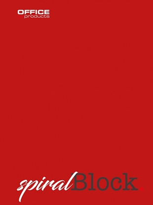 Attēls no Koonotatnik Office Products A4/80k linia bordowy