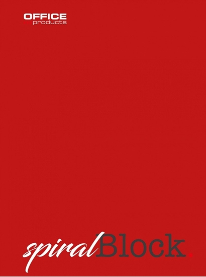 Picture of Koonotatnik Office Products A4/80k linia bordowy