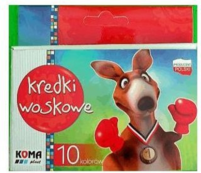 Picture of KOMA-PLAST Kredki woskowe 10 kolorw