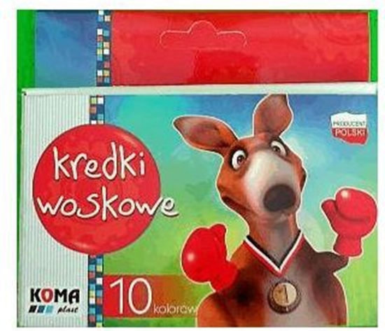 Picture of KOMA-PLAST Kredki woskowe 10 kolorw