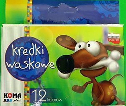 Picture of KOMA-PLAST Kredki woskowe 12 kolorw