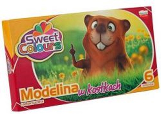 Picture of KOMA-PLAST Modelina w kostkach 6 kolorów