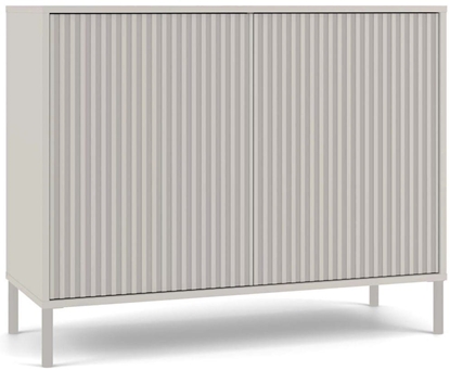 Attēls no Komoda KAMARO 2D SLIM KASZMIR Lamele Front Ryflowany