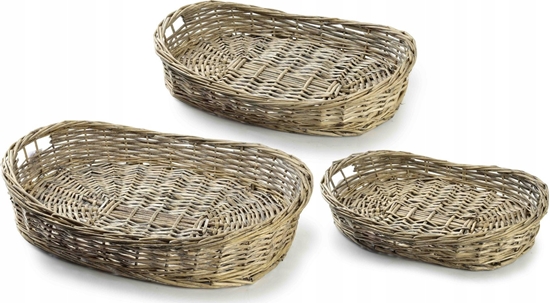 Picture of Lumarko Komplet 3 Tac 53x39xh10cm/48x33xh9cm/43x28,5xh8cm