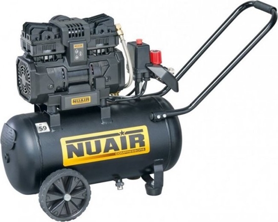 Picture of Kompresor samochodowy Nuair KOMPRESOR BEZOLEJOWY WYCISZONY 24L 8BAR 1.5KM (1 SZT)