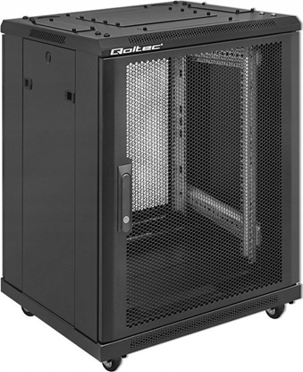 Picture of Konica Minolta Szafa RACK Qoltec 19" | 15U | 600 x 600 x 855 | perforowane drzwi | stalowa obudowa