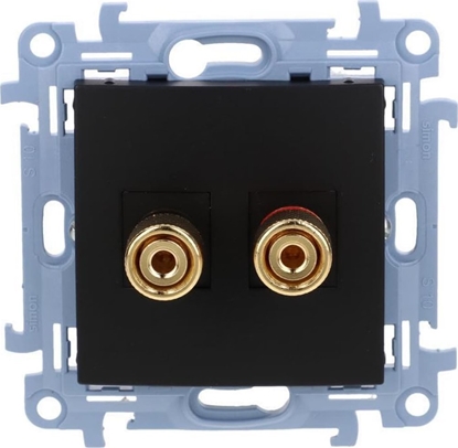 Attēls no Kontakt-Simon Gniazdo gonikowe Kontakt-Simon Simon 10 CGL2.01/49 pojedyncze -1 kolumna gonikowa modu. Przekrój przewodowy dla wyjcia 6 mm2 czarny mat