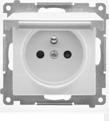 Attēls no Kontakt-Simon Gniazdo wtyczkowe Kontakt-Simon 55 TGZ1BCZ.01/111 do wersji IP44 z uszczelk modu 16 A, 250V~, szybkozcza biay mat