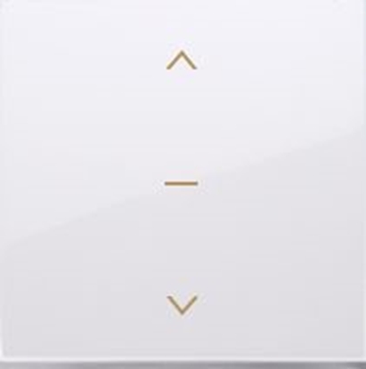 Attēls no Kontakt-Simon Klawisz do przycisku aluzjowego SZW1KM Simon 54 pojedynczy biay (DKZW1K/11)