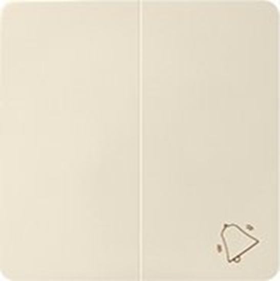 Picture of Kontakt-Simon Klawisz podwójny do mechanizmu 75301-39 Kontakt-Simon 82 82027-31 z piktogramem dzwonka kremowy