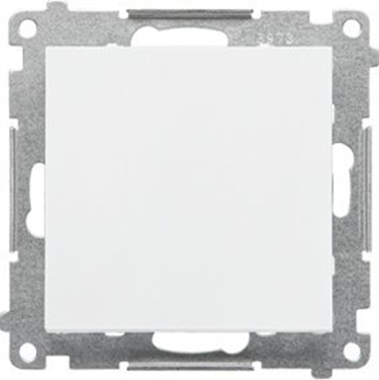 Изображение Kontakt-Simon cznik jednobiegunowy Kontakt-Simon 55 TW1.01/111 modu 10 AX, 250V~, szybkozcza biay mat