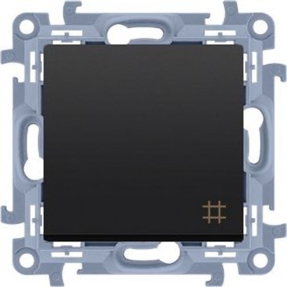 Attēls no Kontakt-Simon cznik krzyowy (modu) 10AX, 250V~, zaciski rubowe, czarny mat, SIMON10