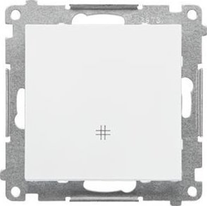 Attēls no Kontakt-Simon cznik krzyowy Kontakt-Simon 55 TW7.01/111 modu 10 AX, 250V~, szybkozcza biay mat