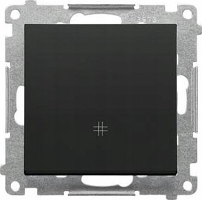 Attēls no Kontakt-Simon cznik krzyowy Kontakt-Simon 55 TW7.01/149 modu 10 AX, 250V~, szybkozcza czarny mat