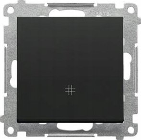 Picture of Kontakt-Simon cznik krzyowy Kontakt-Simon 55 TW7.01/149 modu 10 AX, 250V~, szybkozcza czarny mat