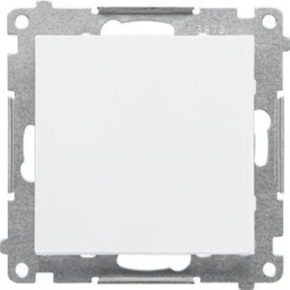 Изображение Kontakt-Simon cznik krzyowy Kontakt-Simon 55 TW7.01/X/111 bez piktogramu modu 10 AX, 250V~, szybkozcza biay mat
