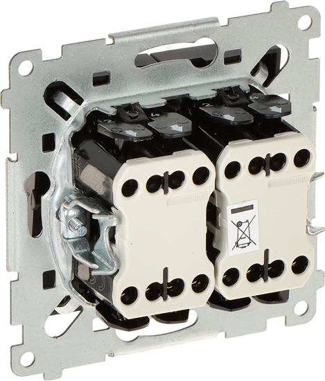 Picture of Kontakt-Simon CZNIK KRZYOWY PODWÓJNY DW7/2.01/X/49-SIMON54 250V 10A