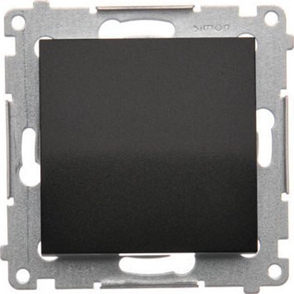 Attēls no Kontakt-Simon cznik schodowy Kontakt Simon 54 DW6.01/X/49 bez piktogramu modu 10AX, 250V~, szybkozcza czarny
