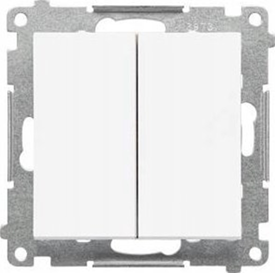 Picture of Kontakt-Simon cznik wiecznikowy Kontakt-Simon 55 TW5.01/111 modu 10 AX, 250V~, szybkozcza biay mat