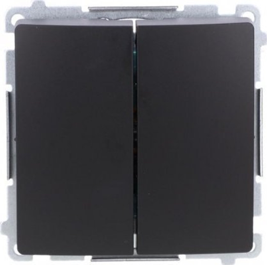 Picture of Kontakt-Simon cznik wiecznikowy Kontakt-Simon Simon Basic BMW5.01/49 modu 10AX, 250V~, szybkozcza czarny mat