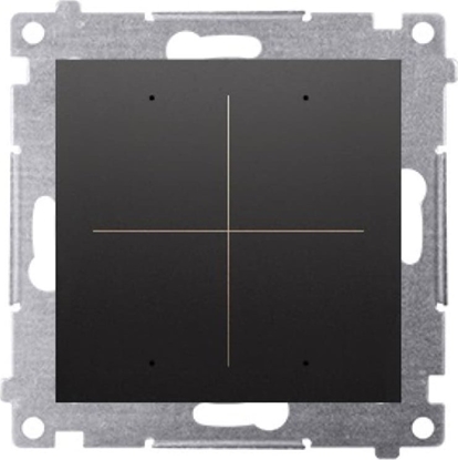 Attēls no Kontakt-Simon cznik/przycisk elektroniczny Kontakt Simon 54 DEW4.01/49 poczwórny do sterowania 4 obwodami modu czarny