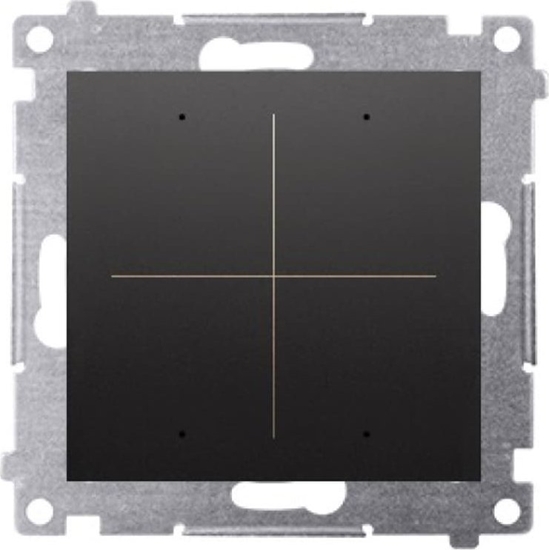 Picture of Kontakt-Simon cznik/przycisk elektroniczny Kontakt Simon 54 DEW4.01/49 poczwórny do sterowania 4 obwodami modu czarny