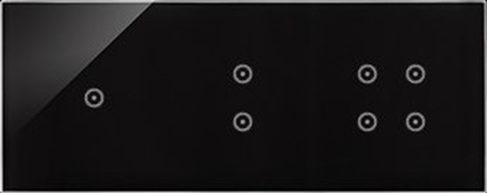 Изображение Kontakt-Simon Panel dotykowy Kontakt-Simon 54 Touch DSTR3134/73 trzy moduy jedno pole dotykowe dwa pola dotykowe pionowe cztery pola dotykowe zastyga lawa