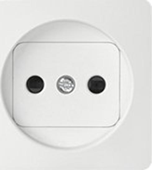 Изображение Kontakt-Simon Pokrywa gniazda pojedynczego Kontakt-Simon 82 82040-30 bez uziemienia z przesonami biaa