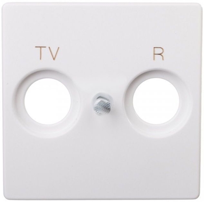 Изображение Kontakt-Simon Pokrywa gniazda R-TV biaa (82053-30)