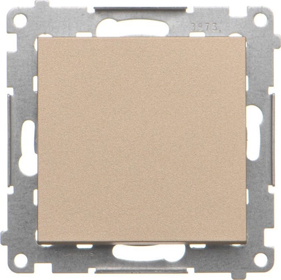 Изображение Kontakt-Simon Przycisk pojedynczy Kontakt-Simon 55 TPR1.01/144 rozwierny bez piktogramu modu 10 AX, 250V~, szybkozcza szampaski mat