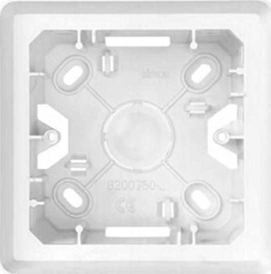 Picture of Kontakt-Simon Puszka natynkowa pojedyncza Simon 82 biay (8200750-30)