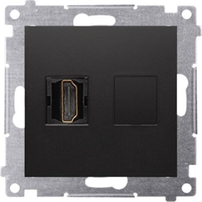 Picture of Kontakt-Simon Simon 54 Gniazdo HDMI (modu) czarny mat DGHDMI.01/49