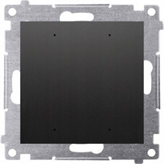 Изображение Kontakt-Simon Simon 54 GO Sterownik przyciskowy owietleniowy - 1 wyjcie 16A sterowany smartfonem WiFi 230V (modu) czarny mat DEW1W.01/49