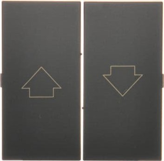 Picture of Kontakt-Simon Simon 54 Klawisze do mechanizmu SZP1WM czarny mat DKZP1W/49