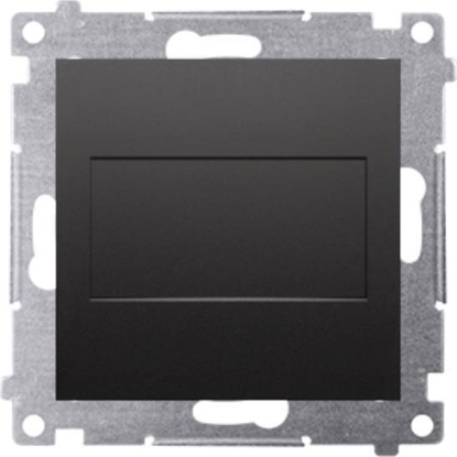 Attēls no Kontakt-Simon Simon 54 Zalepka ramki (modu). Mocowanie za pomoc apek lub wkrtów czarny mat DPS.01/49